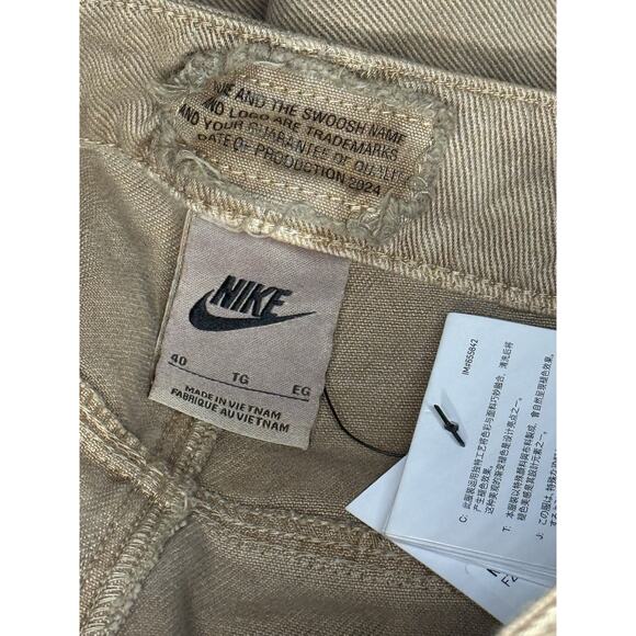 Nike Life Hemp Carpenter Loop Pants FZ6569-200 Men’s Size 40 Brown Baggy Y2K - Picture 13 of 13